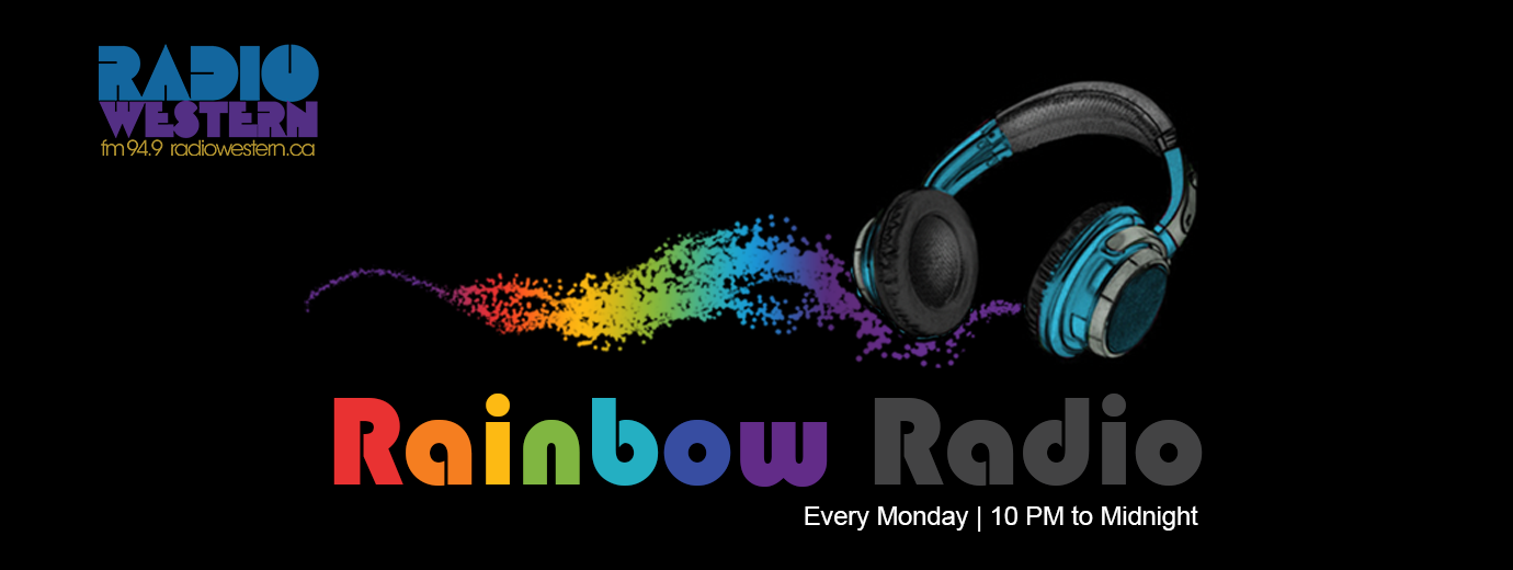 QueerEvents.ca- Rainbow Radio Banner Image