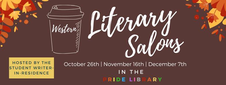 QueerEvents.ca - Literary Salon - event banner