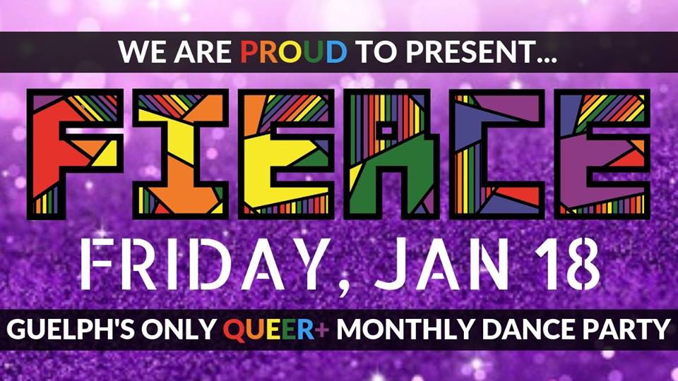 QueerEvents.ca - Guelph event listing - Fierce! Friday Jan 2019