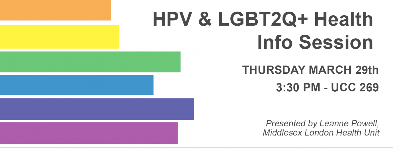 QueerEvents.ca - HPV and LGBT2Q+ Health Info Session - event banner