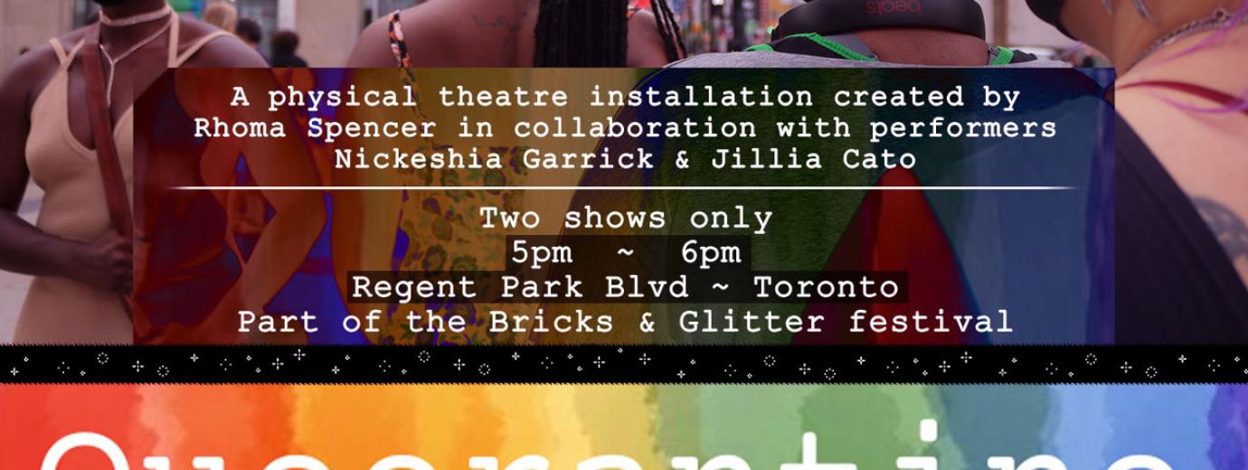 QueerEvents.ca - festival event listing - queeratine - bricks and glitter 2020