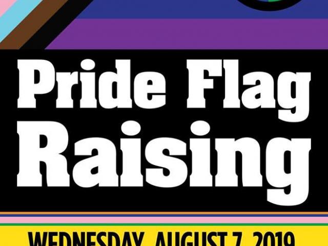 QueerEvents.ca - Windsor event listing - Pride flag raising 2019 poster