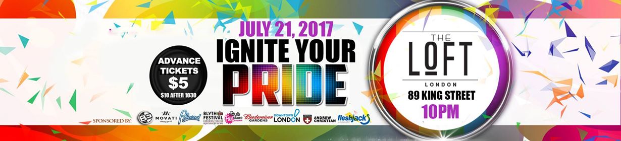 Queerevents.ca - Ignite Your Pride - Event Banner