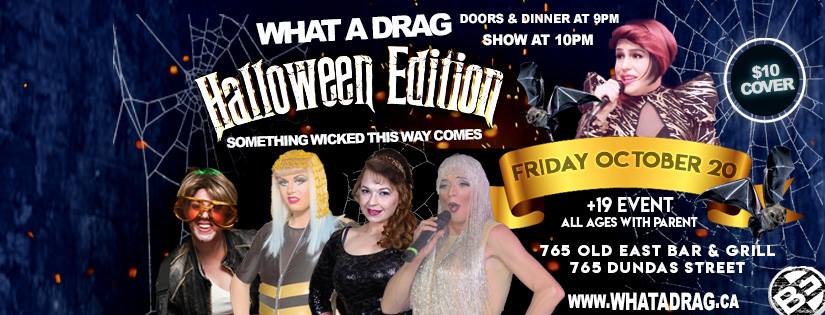 QueerEvents.ca - what a drag - event banner