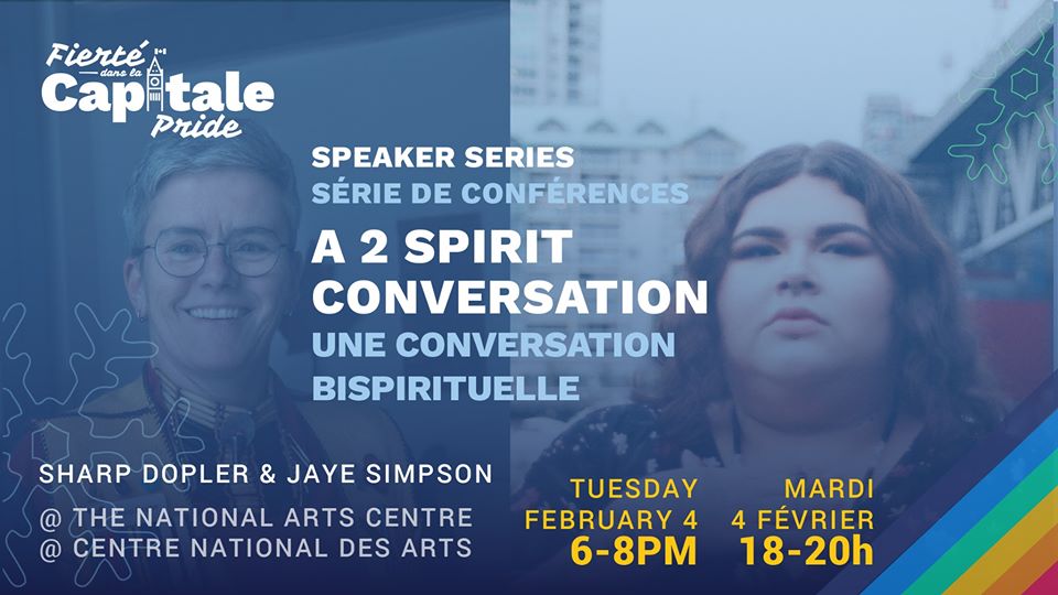 QueerEvents.ca - Ottawa event listing - 2-Spirit Conversation - event banner