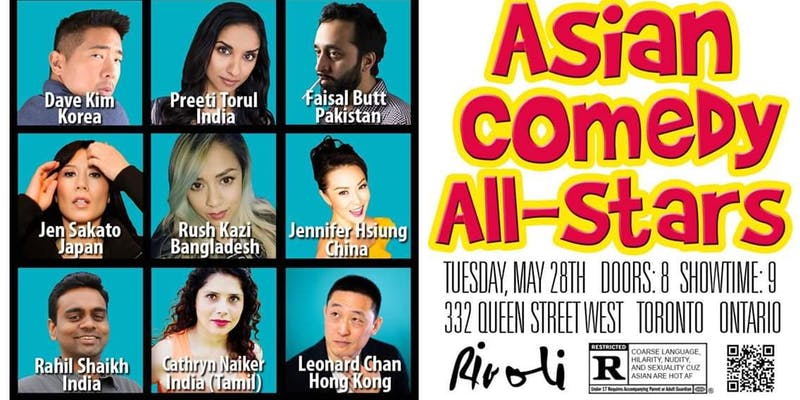 QueerEvents.ca - Toronto event listing - Asian Comedy All-Stars