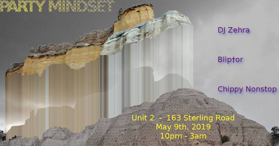 QueerEvents.ca - Hamilton event listing - Party Mindset event banner