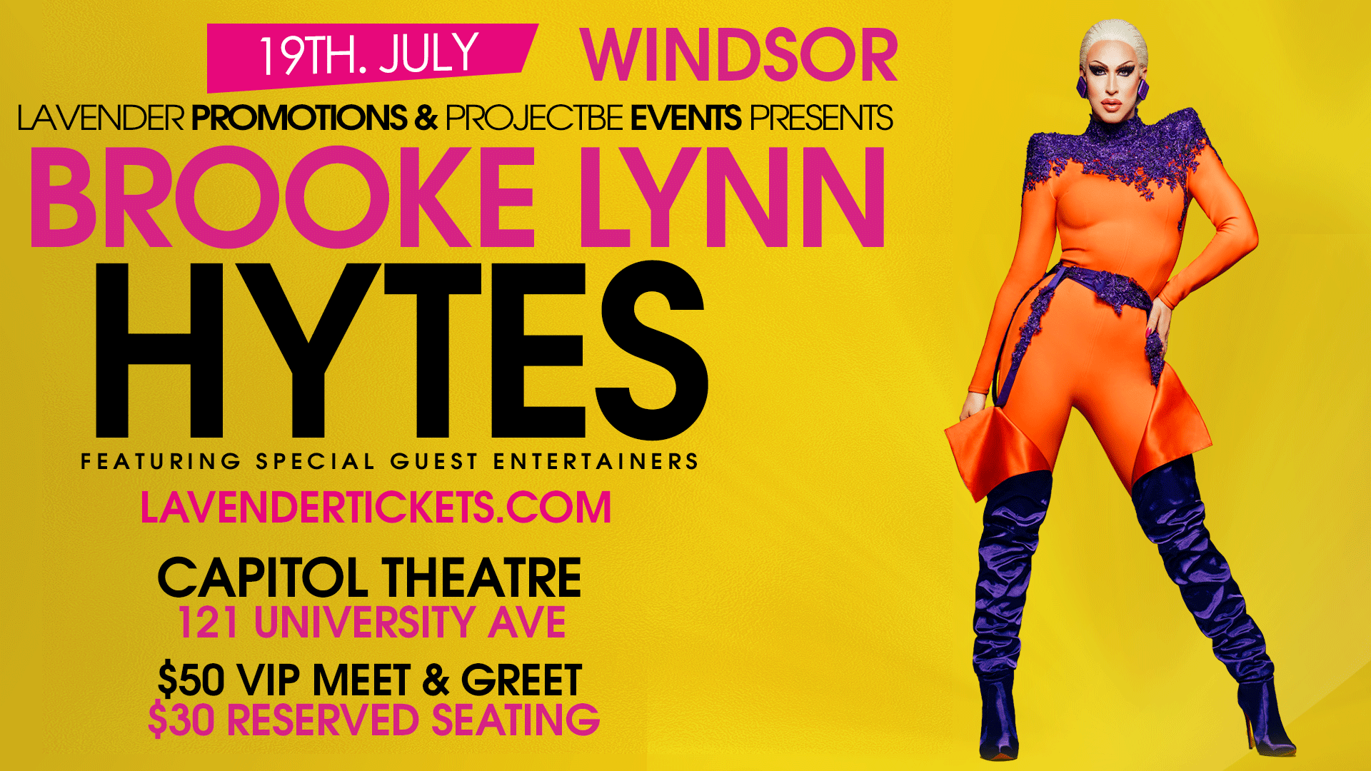 QueerEvents.ca - Windsor event listing - Brooke Lynn Hytes