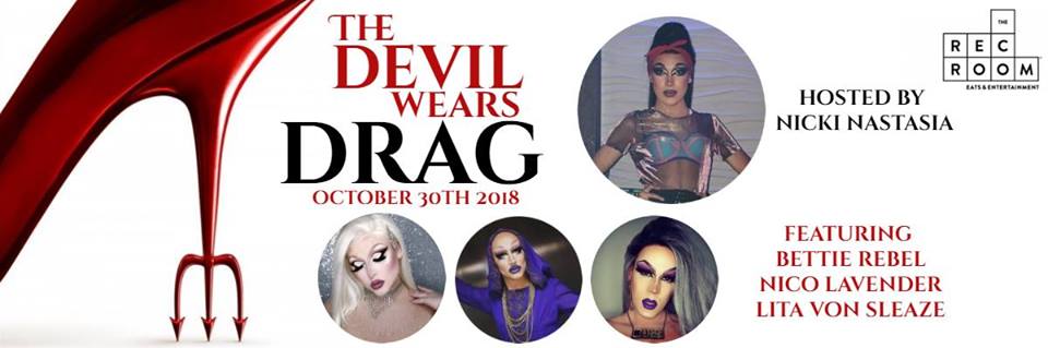 QueerEvents.ca - London - Devil Wears Drag Event banner