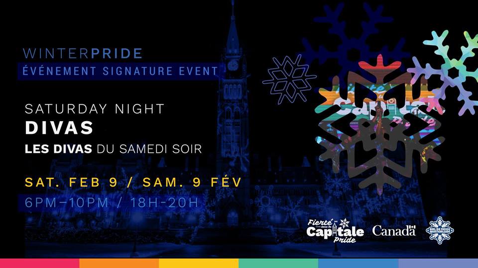 QueerEvents.ca - Ottawa winter pride event listing - Divas event