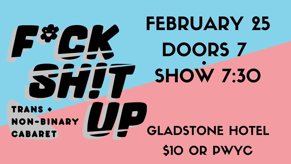QueerEvents.ca - Toronto event listing - FSU Cabaret Show - Feb 2020