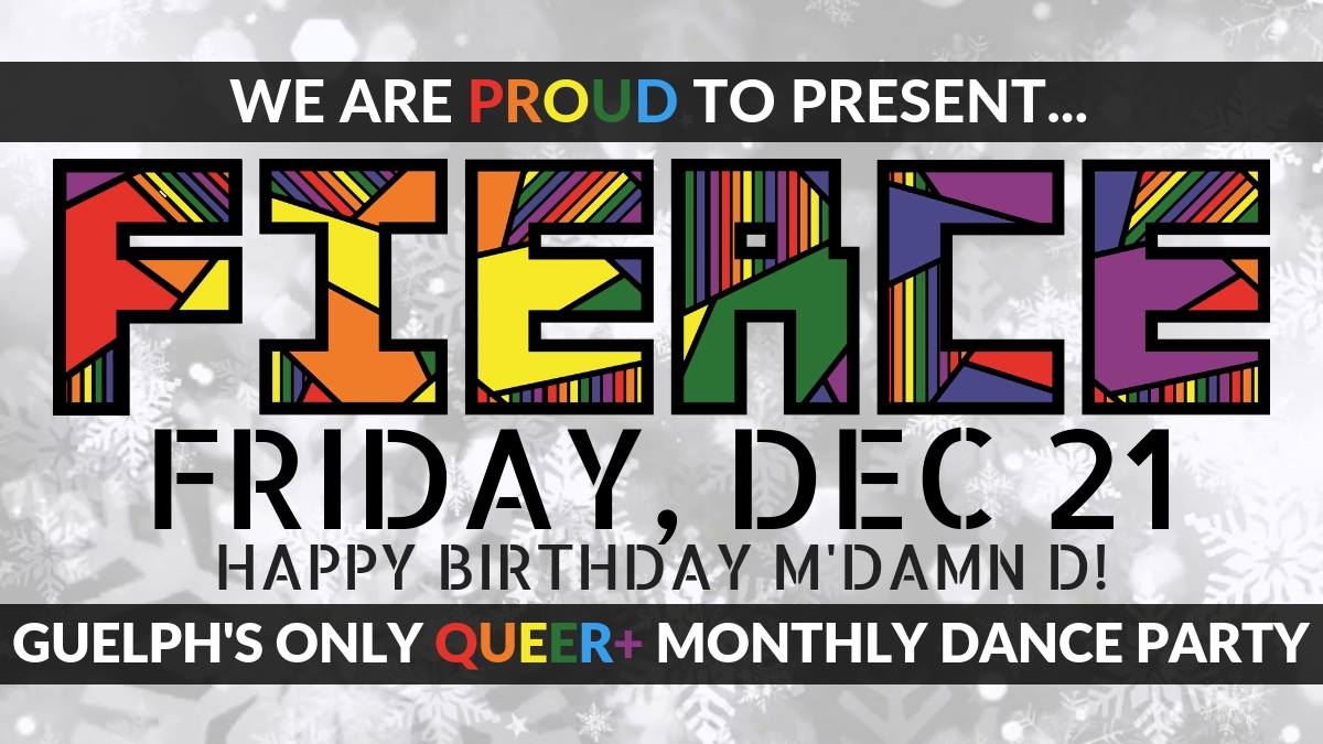 QueerEvents.ca - Guelph event listing - Fierce Friday