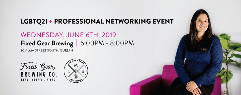 QueerEvents.ca - Guelph  pride event listing - LGBTQ2I+ Professional Networking Event