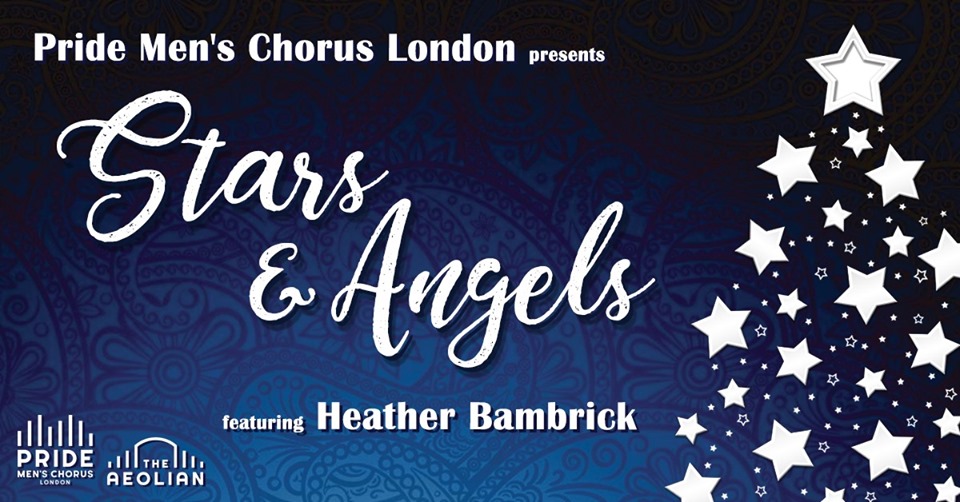 QueerEvents.ca - London event listing - Pride Men's Chorus - Stars & Angels Concert banner