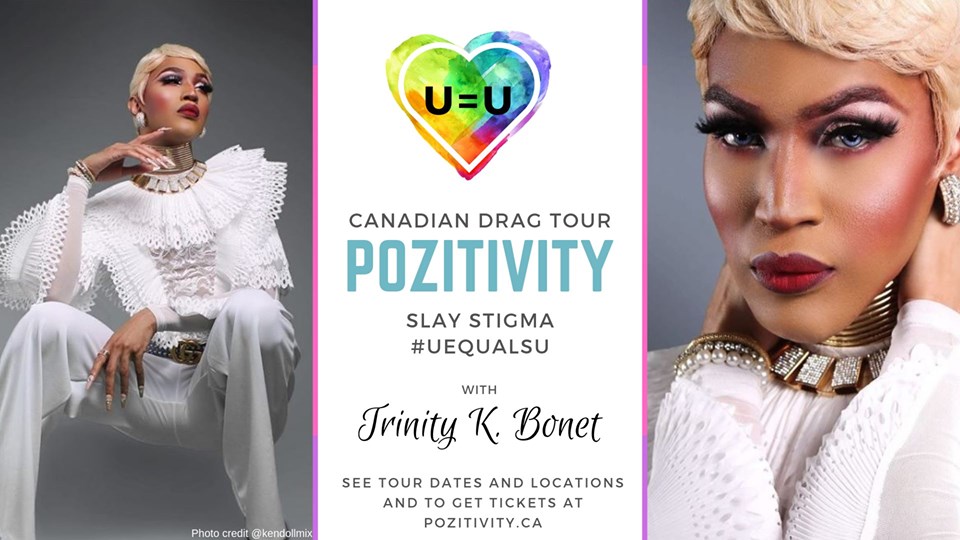 QueerEvents.ca - Hamilton event listing - POZitivity: Slay Stigma Canadian Drag Tour 