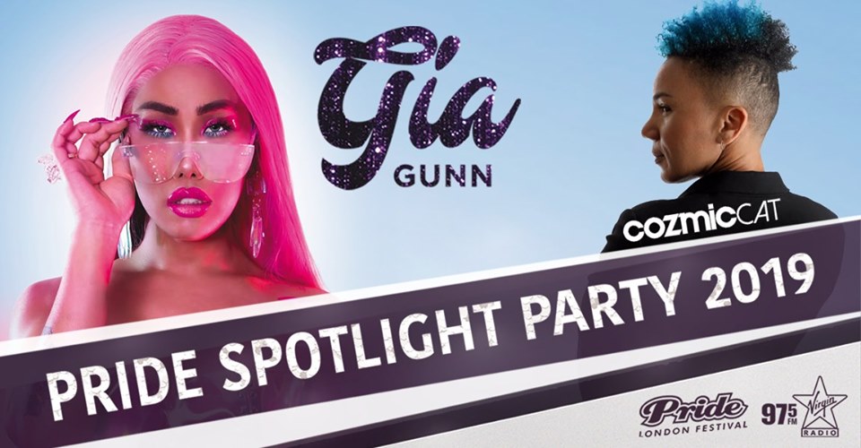 QueerEvents.ca - London event listing - Pride Spotlight Party 2019 pride event banner
