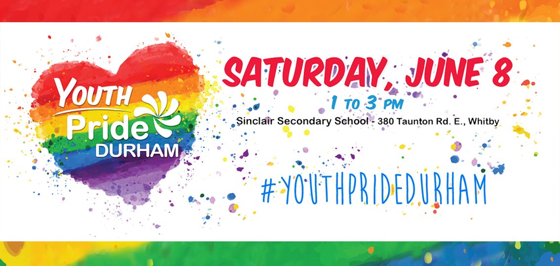QueerEvents.ca - Durham Region event listing - Youth Pride Durham 