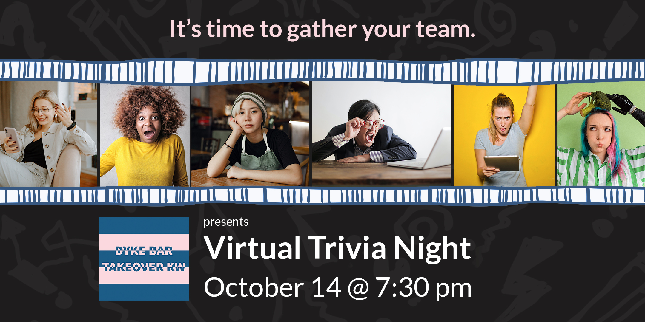QueerEvents.ca - virtual event listing - queer virtual trivia 