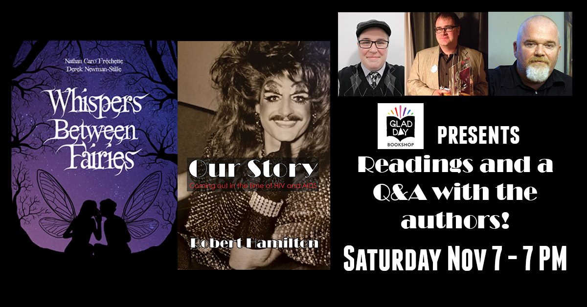 QueerEvents.ca - Toronto event listing - Glad Day Bookshop Book Launch