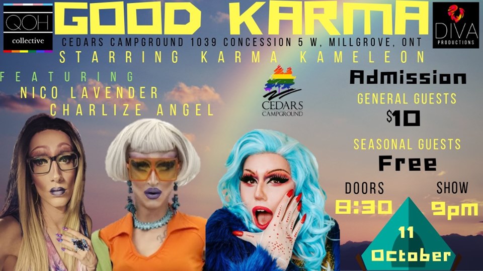 QueerEvents.ca - London event listing - Good Karma Drag Show