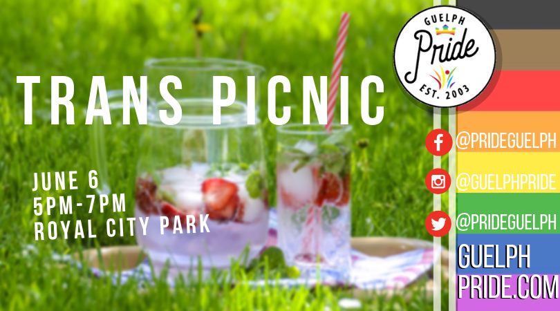 QueerEvents.ca - Guelph pride event listing - Trans Picnic event banner