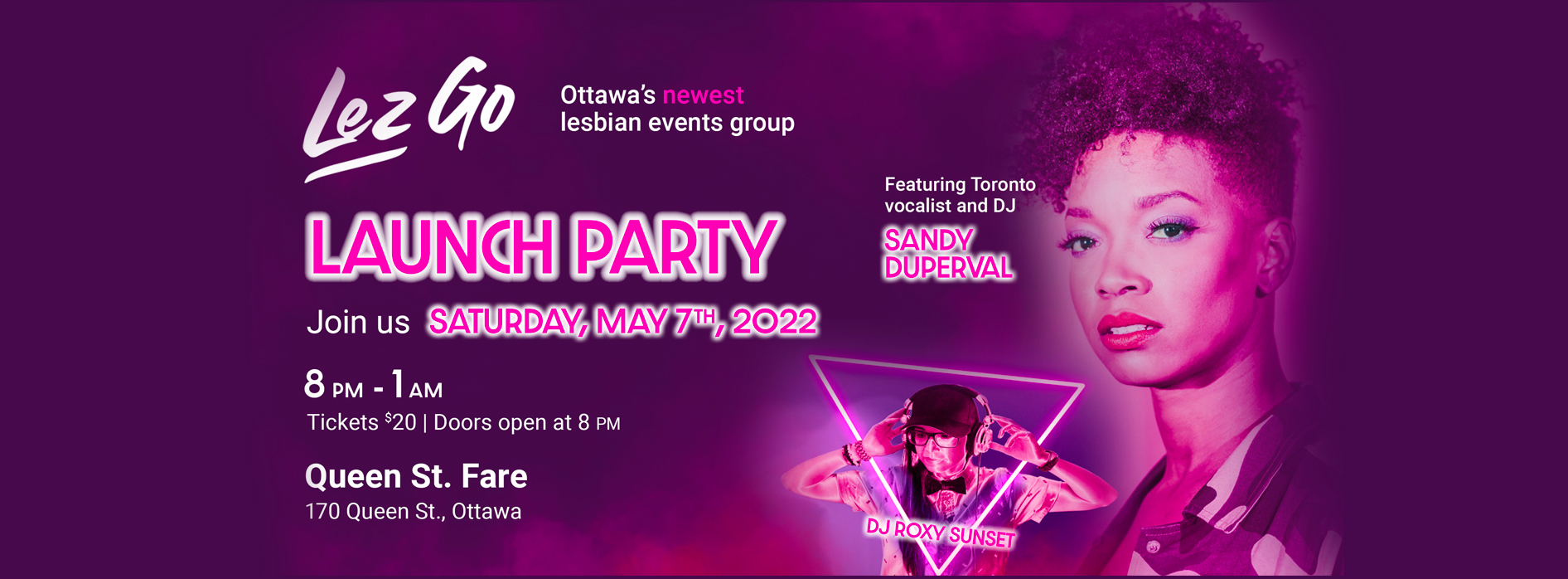 QueerEvents.ca-LezGo-Launch Party