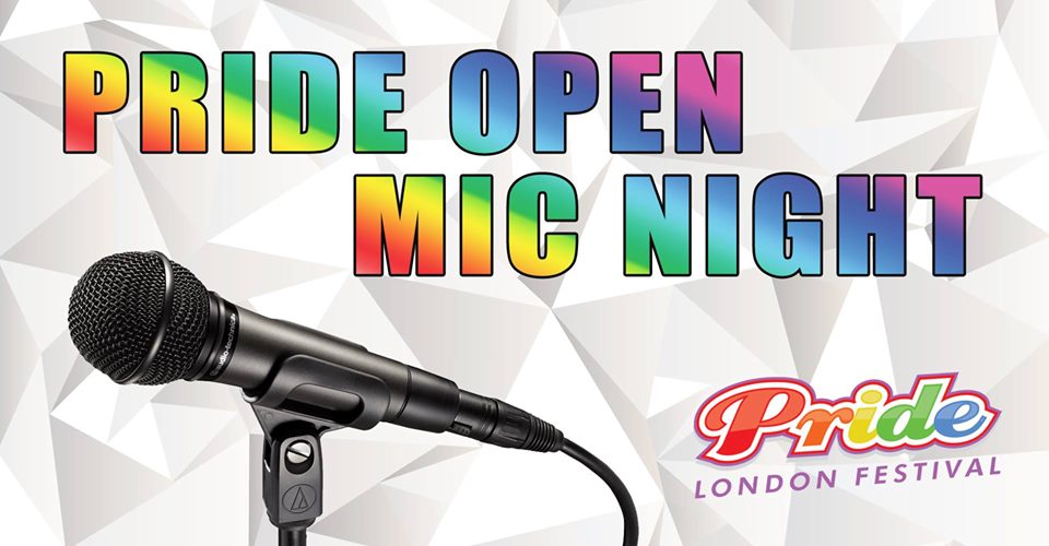 QueerEvents.ca - London Event Listing - Pride Open Mic