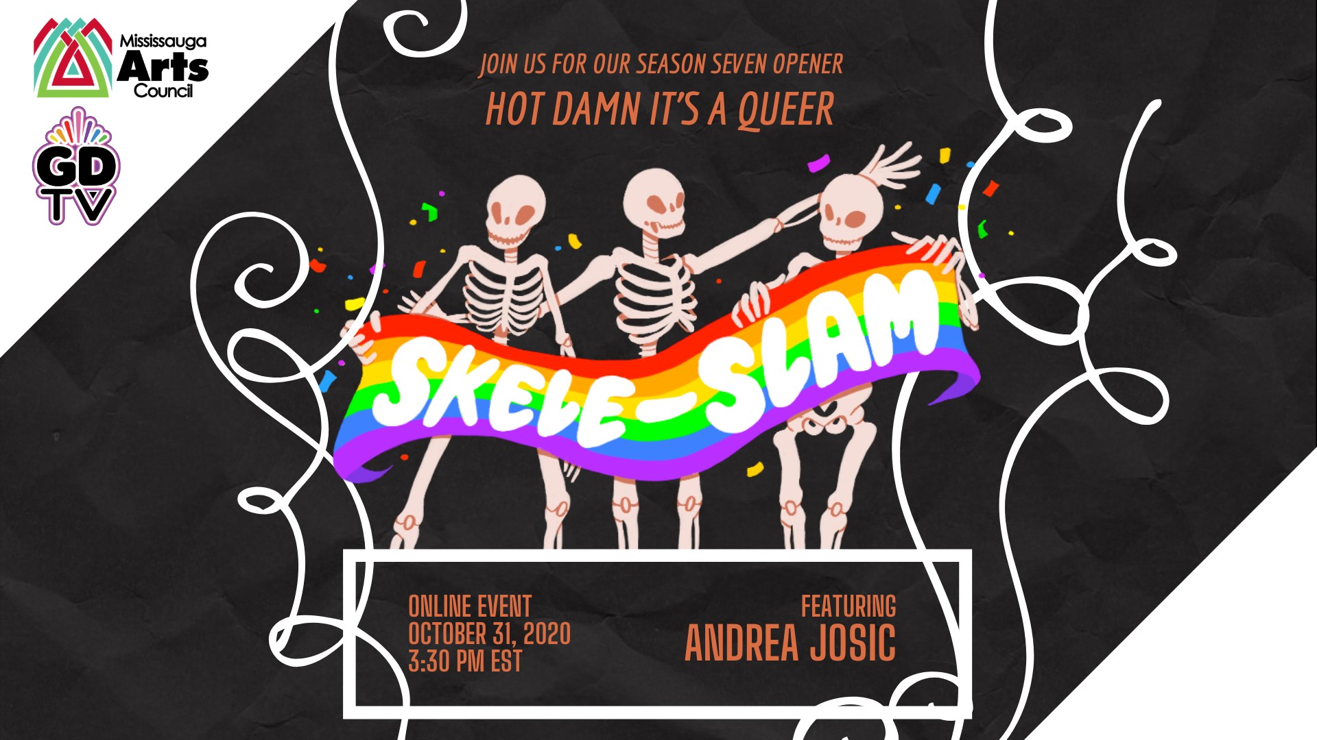 QueerEvents.ca - virtual event listing - queer slam skele-slam oct 2020