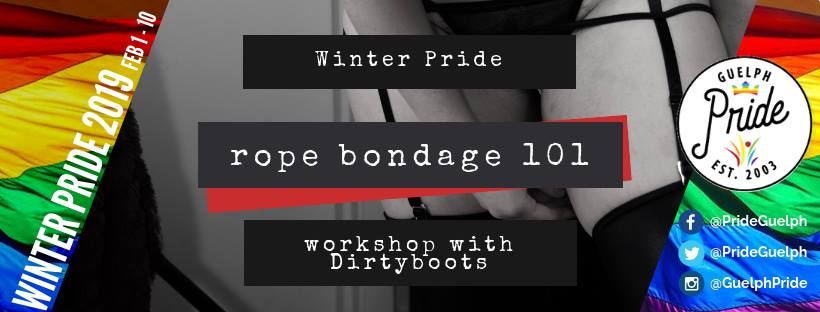 QueerEvents.ca-Guelph-Rope Bondage Workshop - Winter Pride
