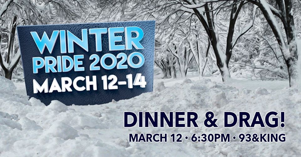 QueerEvents.ca - london event listing - dinner and drag winter pride edition