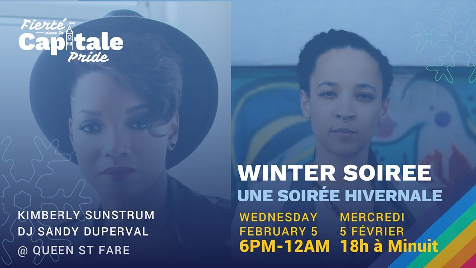 QueerEvents.ca - Ottawa event listing - Winter Soiree - Pride event banner