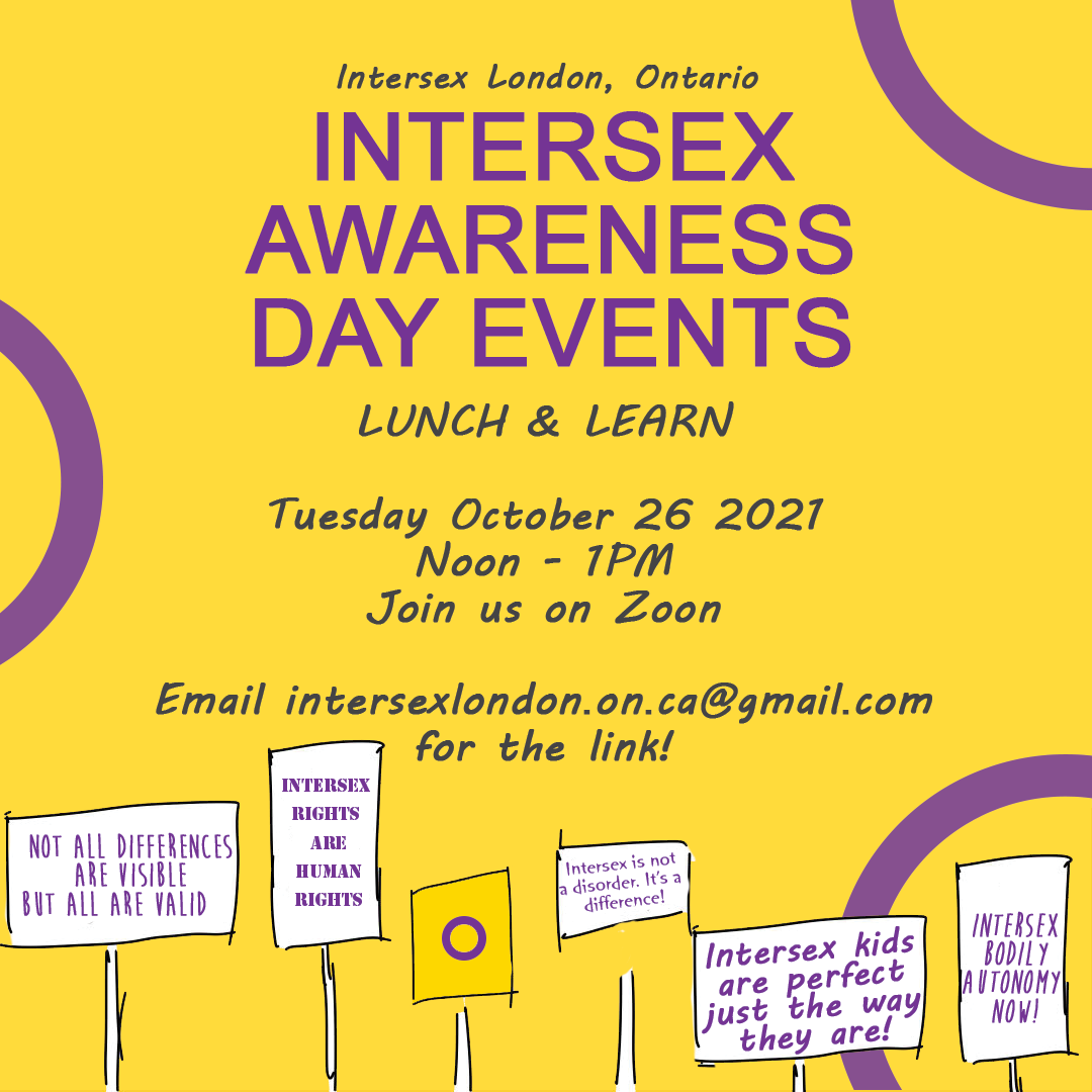london community event - intersex lunch and learn