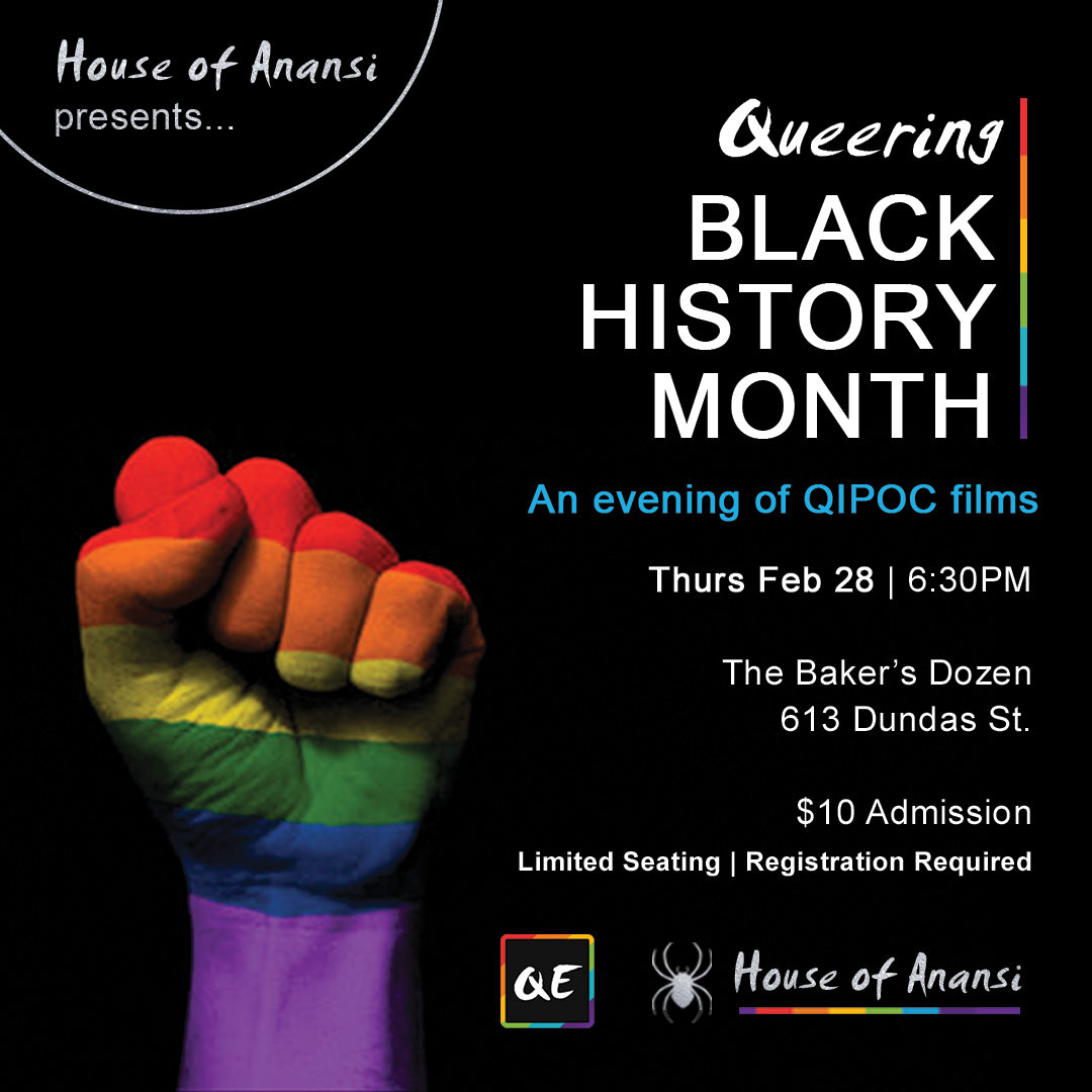 QueerEvents.ca-House of Anansi - Queer Black History Month