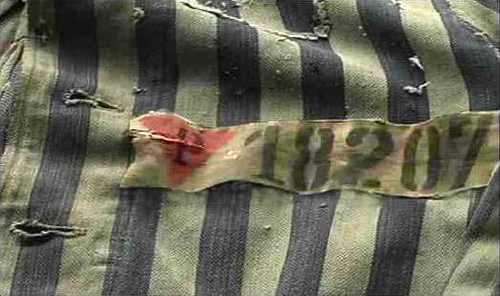 Pink Triangle on Concentration Camp Uniform