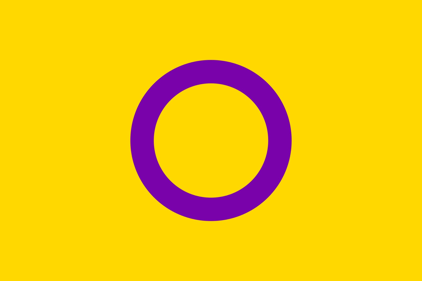 QueerEvents.ca - Queer Flags - Intersex Flag Image