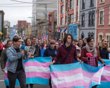QueerEvents.ca - queer history - newfoundland trans march 2015