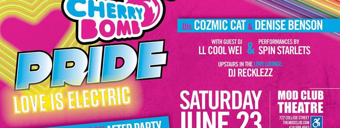QueerEvents.ca - Pride Toronot Event Listing - Cherry Bomb Pride 2018