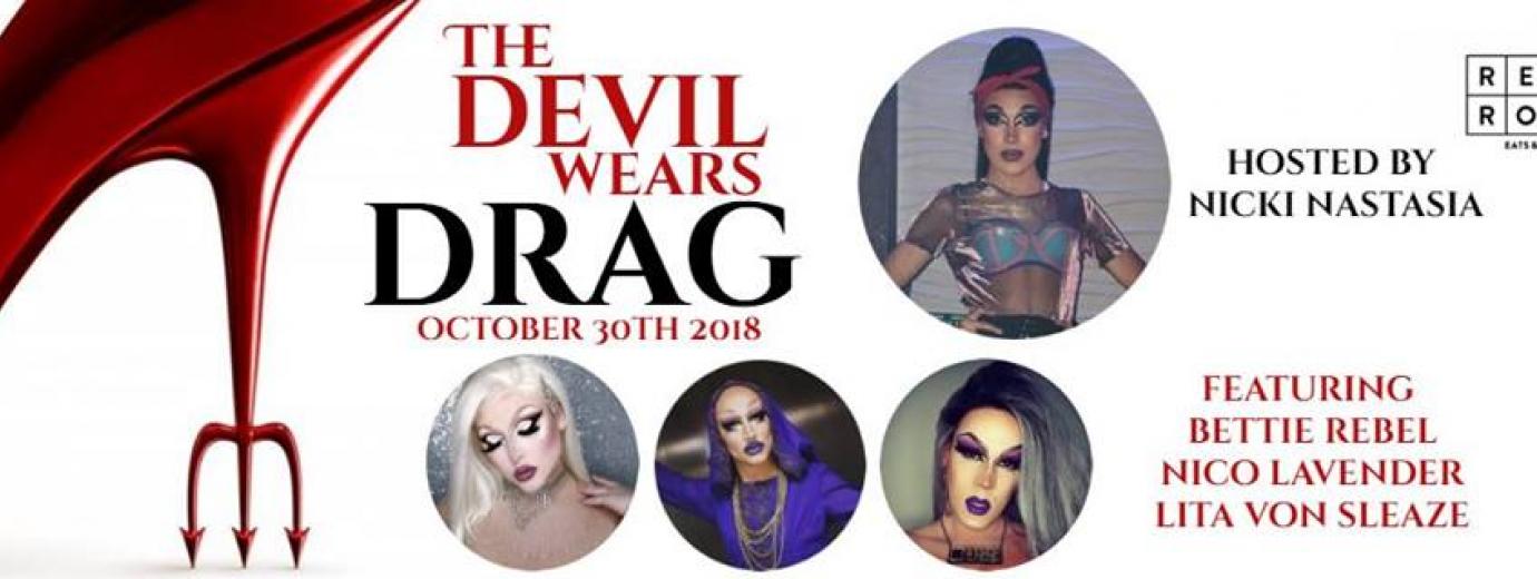 QueerEvents.ca - London - Devil Wears Drag Event banner