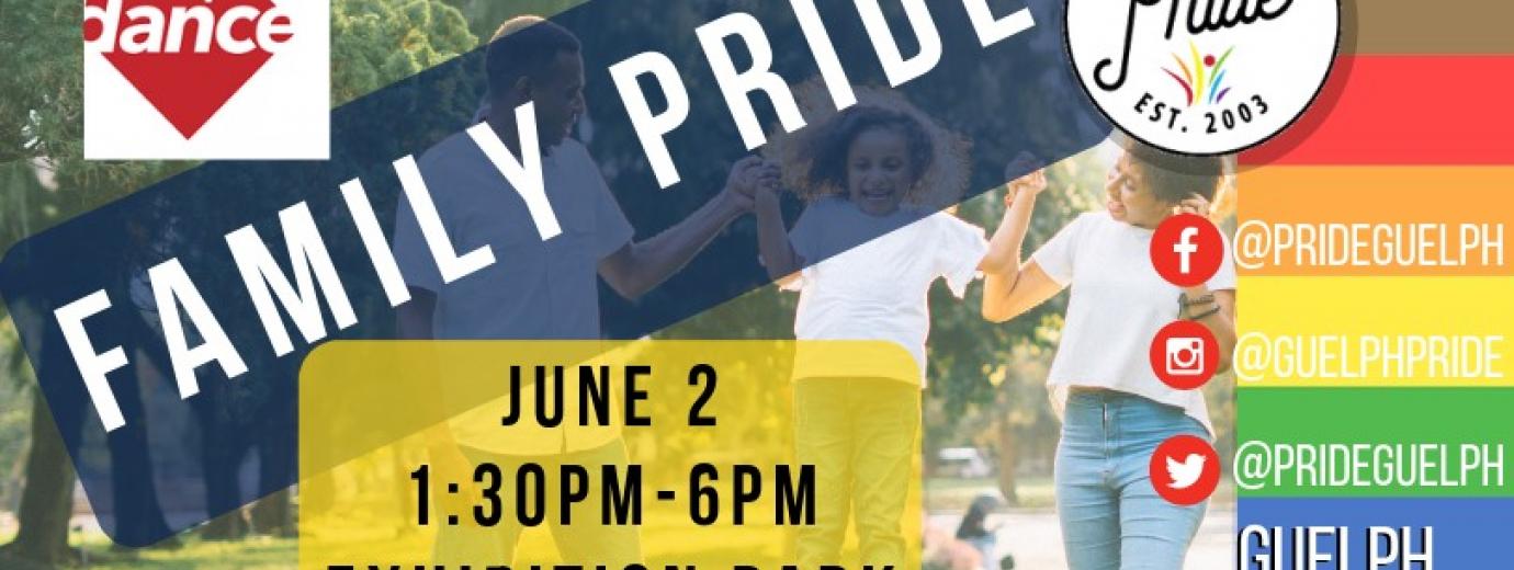 QueerEvents.ca - Guelph  pride event listing -  Queer & Trans Family Pride 