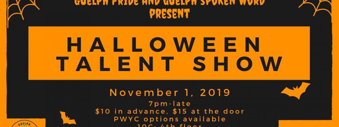 QueerEvents.ca - Guelph event listing - Halloween Talent Show