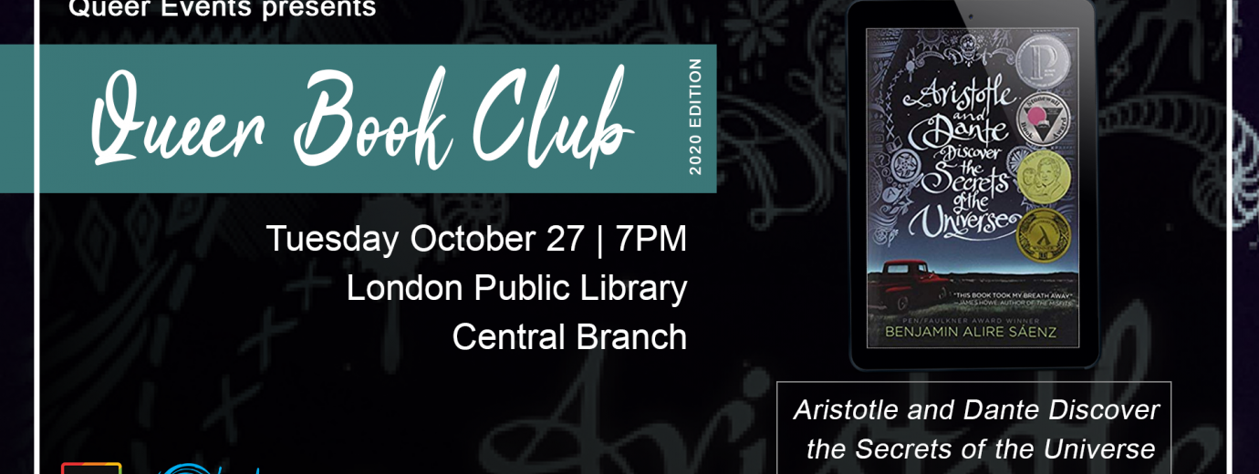 QueerEvents.ca - London event listing - QE Presents Queer Book Club: October 2020 Edition