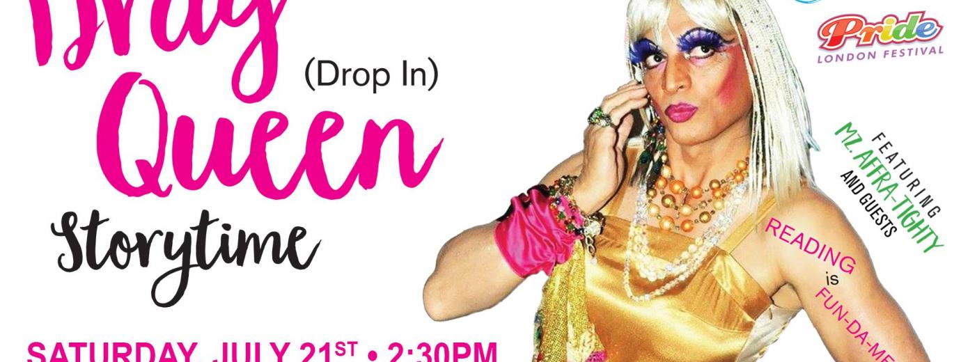 QueerEvents.ca - Drag Queen Storytime 2018 - event banner