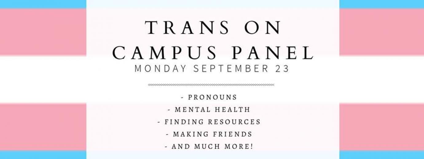 QueerEvents.ca - London event listing - Trans on Campus panel - QWeek