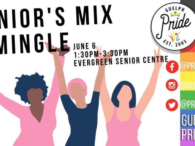 QueerEvents.ca - Guelph  pride event listing - Senior's Mix & Mingle